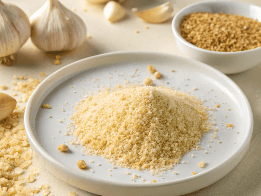 DIY garlic granules