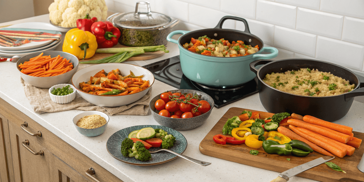 Master Vegetarian Batch Cooking: Save Time and Eat Better Vegetarian batch cooking